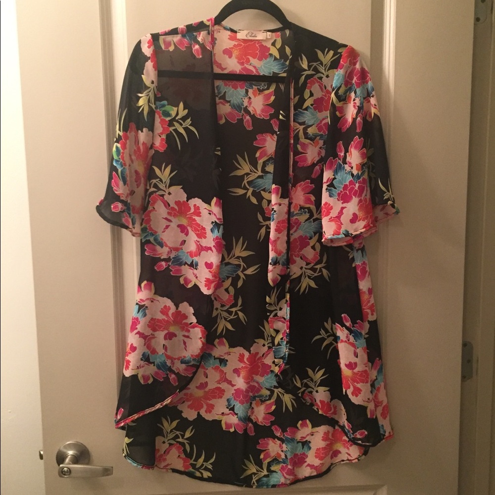 Women’s flower kimono